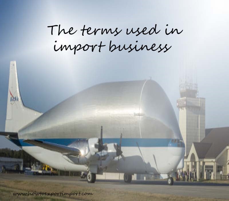 The terms used in import business such as Free On Board , Harmonized System, Harmonized Tariff